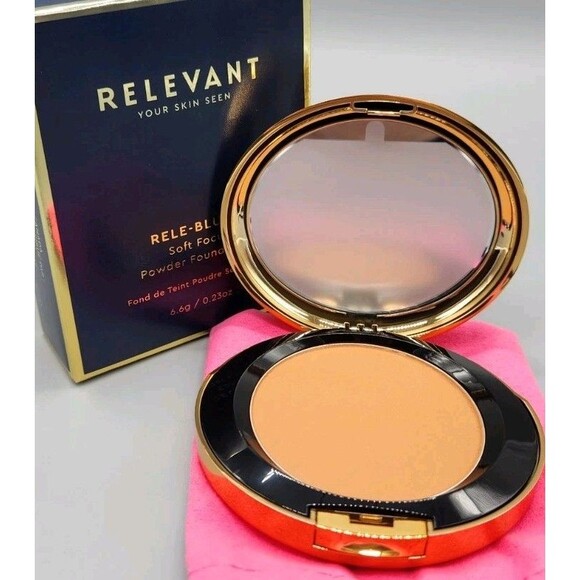 Relevant  Rele-Blur Soft Focus Powder Foundation Compact Revel 11 - Picture 1 of 7